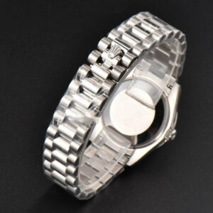 DateJust 31MM Ladies 904L WF Diamond Pink Dial Roma Marker Oyster Bracelet A2671 - Image 4