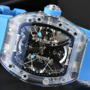RM053-02 Transparent Case Real Tourbillon 44.5mm JBF Ice Blue Rubber Strap	$1,451.65 - Image 4