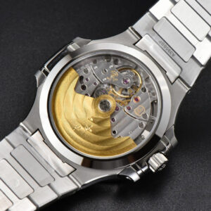 Nautilus 7118 Ladies 3KF 35MM White Dial SS Bracelet A324 - Image 5