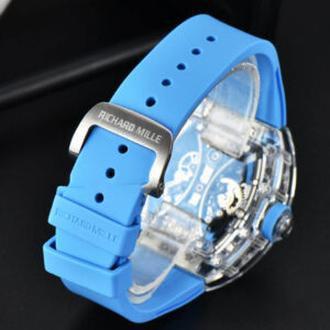 RM053-02 Transparent Case Real Tourbillon 44.5mm JBF Ice Blue Rubber Strap	$1,451.65 - Image 5