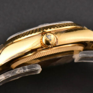 DateJust 31MM Ladies 904L YG WF Flowers Dial Oyster Bracelet A2671 - Image 15