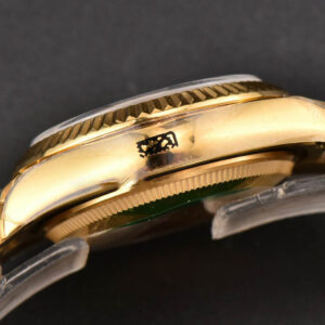 DateJust 31MM Ladies 904L YG WF Flowers Dial Oyster Bracelet A2671 - Image 16