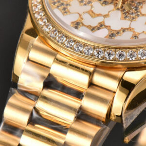 DateJust 31MM Ladies 904L YG WF Diamond Butterfly Dial Oyster Bracelet A2671 - Image 6