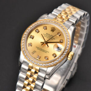DateJust 31MM Ladies 904L YG/SS WF Diamond YG Dial Diamond Marker Jubilee Bracelet A2671 - Image 3