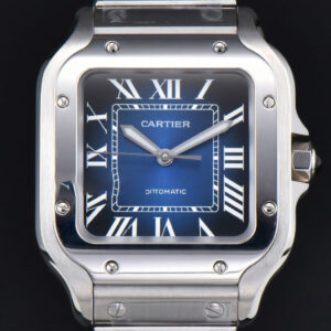 Santos de Cartier Medium SS BVF 35MM Blue Dial SS Bracelet MIYOTA 9015 - Image 12
