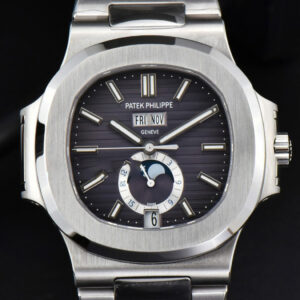 Nautilus 5726 PPF Full Function Gray Dial SS Bracelet A324