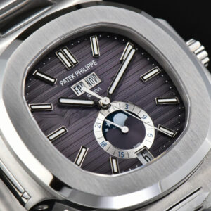 Nautilus 5726 PPF Full Function Gray Dial SS Bracelet A324 - Image 5