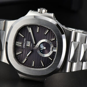 Nautilus 5726 PPF Full Function Gray Dial SS Bracelet A324 - Image 6