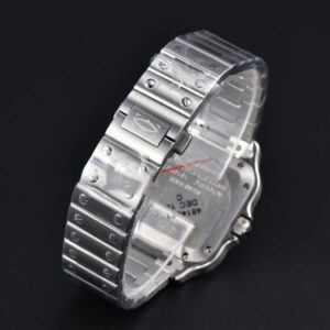 Santos de Cartier Medium SS BVF 35MM Green Dial SS Bracelet MIYOTA 9015 - Image 16