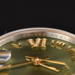 DateJust 31MM Ladies 904L YG/SS WF Diamond Green Dial Roma Marker Jubilee Bracelet A2671 - Image 12