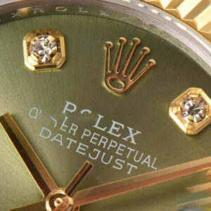 DateJust 31MM Ladies 904L YG/SS WF Green Dial Diamond Marker Jubilee Bracelet A2671 - Image 5