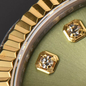 DateJust 31MM Ladies 904L YG/SS WF Green Dial Diamond Marker Jubilee Bracelet A2671 - Image 6
