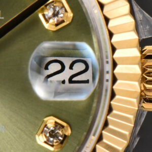 DateJust 31MM Ladies 904L YG/SS WF Green Dial Diamond Marker Jubilee Bracelet A2671 - Image 7