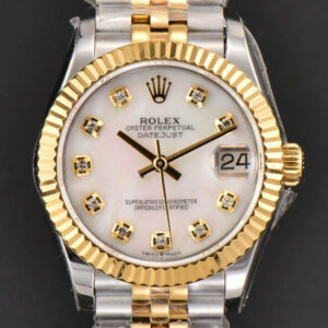 DateJust 31MM Ladies 904L YG/SS WF MOP Dial Jubilee Bracelet A2671