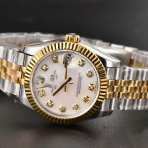 DateJust 31MM Ladies 904L YG/SS WF MOP Dial Jubilee Bracelet A2671 - Image 13