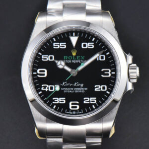 AirKing 126900 904L 40mm JVSF Black Dial SS Oyster Bracelet A3230