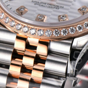 DateJust 36mm 126231 VSF RG/SS Diamond Silver Motif Dial Diamond Marker Jubilee Bracelet VS3235 - Image 9