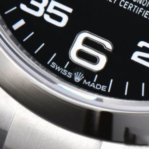 AirKing 126900 904L 40mm JVSF Black Dial SS Oyster Bracelet A3230 - Image 9