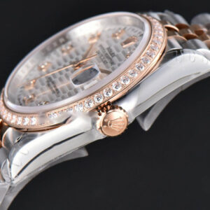 DateJust 36mm 126231 VSF RG/SS Diamond Silver Motif Dial Diamond Marker Jubilee Bracelet VS3235 - Image 12