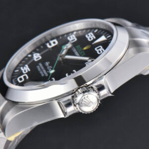 AirKing 126900 904L 40mm JVSF Black Dial SS Oyster Bracelet A3230 - Image 11
