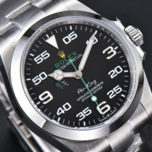 AirKing 126900 904L 40mm JVSF Black Dial SS Oyster Bracelet A3230 - Image 12