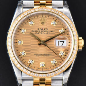 DateJust 36mm 126233 VSF YG/SS Diamond YG Motif Dial Diamond Marker Jubilee Bracelet VS3235