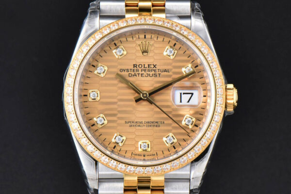 DateJust 36mm 126233 VSF YG/SS Diamond YG Motif Dial Diamond Marker Jubilee Bracelet VS3235