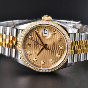 DateJust 36mm 126233 VSF YG/SS Diamond YG Motif Dial Diamond Marker Jubilee Bracelet VS3235 - Image 4
