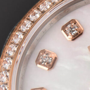 DateJust 31MM Ladies 904L RG/SS WF Diamond MOP Dial Jubilee Bracelet A2671 - Image 4