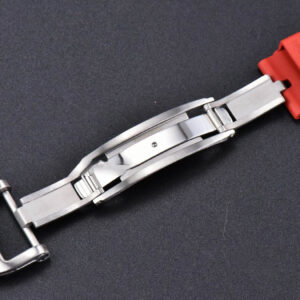 RM035-02 42mmx50mm Red Carbon ZF Dial on Red Rubber Strap NH05A V5 - Image 5