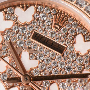 DateJust 31MM Ladies 904L RG WF Diamond Butterfly Dial Oyster Bracelet A2671 - Image 6