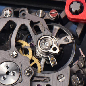 RM035-02 42mmx50mm Red Carbon ZF Dial on Red Rubber Strap NH05A V5 - Image 15