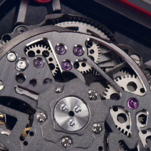 RM035-02 42mmx50mm Red Carbon ZF Dial on Red Rubber Strap NH05A V5 - Image 18