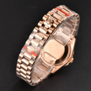 DateJust 31MM Ladies 904L RG WF Diamond Butterfly Dial Oyster Bracelet A2671 - Image 17
