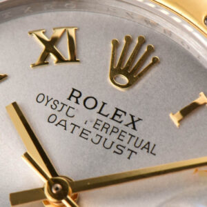 DateJust 31MM Ladies 904L YG/SS WF Diamond Smooth White Dial Roma Marker Oyster Bracelet A2671 - Image 2