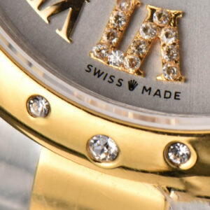 DateJust 31MM Ladies 904L YG/SS WF Diamond Smooth White Dial Roma Marker Oyster Bracelet A2671 - Image 5