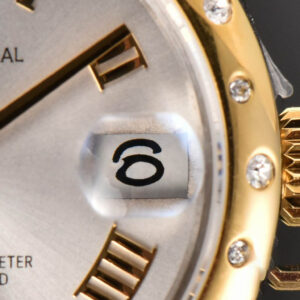 DateJust 31MM Ladies 904L YG/SS WF Diamond Smooth White Dial Roma Marker Oyster Bracelet A2671 - Image 6
