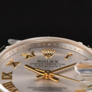 DateJust 31MM Ladies 904L YG/SS WF Diamond Smooth White Dial Roma Marker Oyster Bracelet A2671 - Image 10