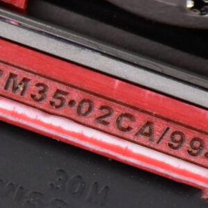 RM035-02 42mmx50mm Red Carbon ZF Dial on Black Rubber Strap NH05A V5 - Image 15