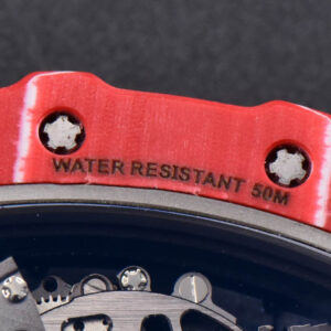 RM035-02 42mmx50mm Red Carbon ZF Dial on Black Rubber Strap NH05A V5 - Image 17