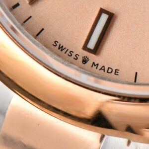 DateJust 31MM Ladies 904L RG/SS WF Smooth RG Dial Roma Marker Oyster Bracelet A2671 - Image 4
