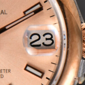 DateJust 31MM Ladies 904L RG/SS WF Smooth RG Dial Roma Marker Oyster Bracelet A2671 - Image 6