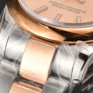 DateJust 31MM Ladies 904L RG/SS WF Smooth RG Dial Roma Marker Oyster Bracelet A2671 - Image 7