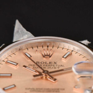 DateJust 31MM Ladies 904L RG/SS WF Smooth RG Dial Roma Marker Oyster Bracelet A2671 - Image 10