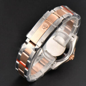 DateJust 31MM Ladies 904L RG/SS WF Smooth RG Dial Roma Marker Oyster Bracelet A2671 - Image 15