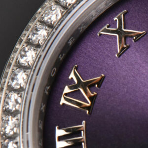 DateJust 31MM Ladies 904L WF Diamond Purple Dial Diamond Roma Marker Oyster Bracelet A2671 - Image 3
