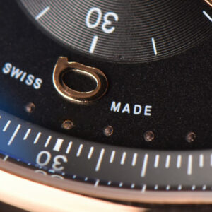 Portuguese Chrono RG ZF 41MM IW371210 Black Dial RG Markers Brown Corc Strap A52010 - Image 5