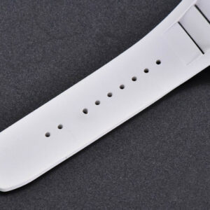 RM035-02 42mmx50mm Red Carbon ZF Dial on white Rubber Strap NH05A V5 - Image 12