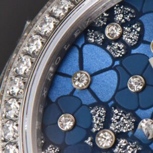DateJust 31MM Ladies 904L WF Diamond Blue Flowers Dial Diamond Marker Oyster Bracelet A2671 - Image 6