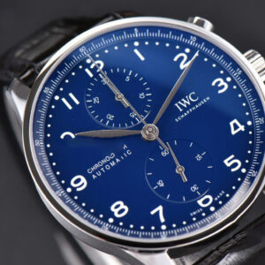 Portugieser Chrono “150 Years” IW371601 ZF 41MM Blue Dial Black Strap Cal69355 - Image 7